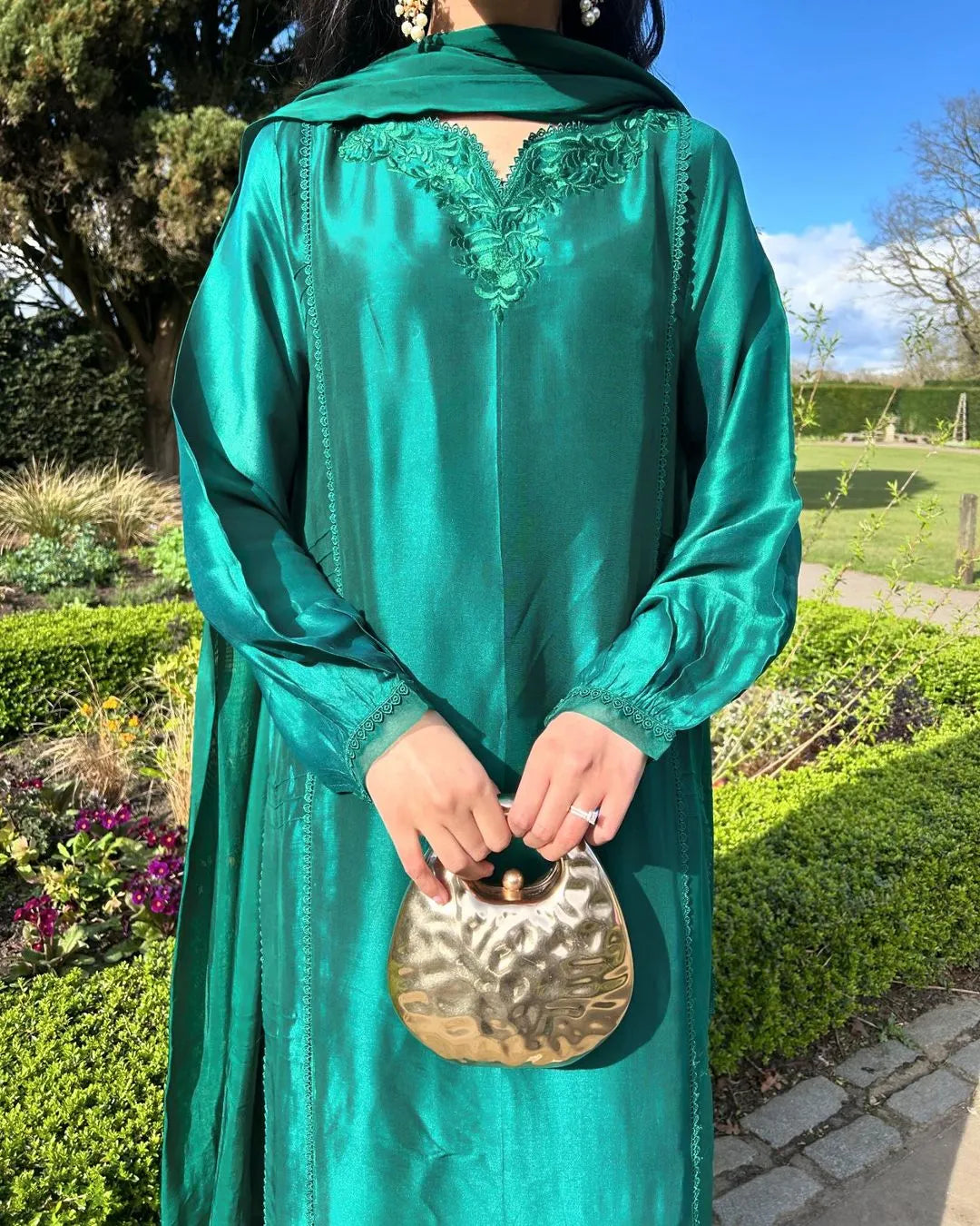 Enchanting Emerald: Semi-Formal Green Dress